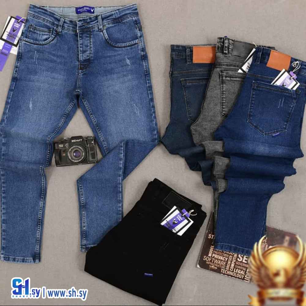 بنطال رجالي جينز موديل 2107 (جينزات العالمية)