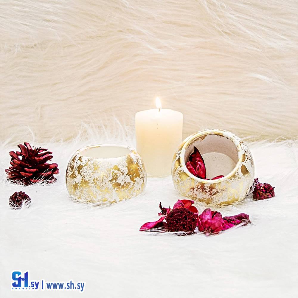 شمع معطر علبة دائرية  (candle light)