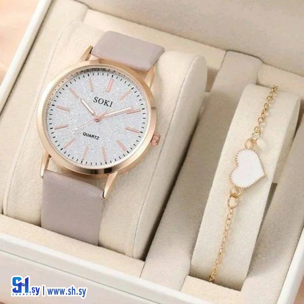 ساعة نسائية SOKI كوارتز  (lolo botique)