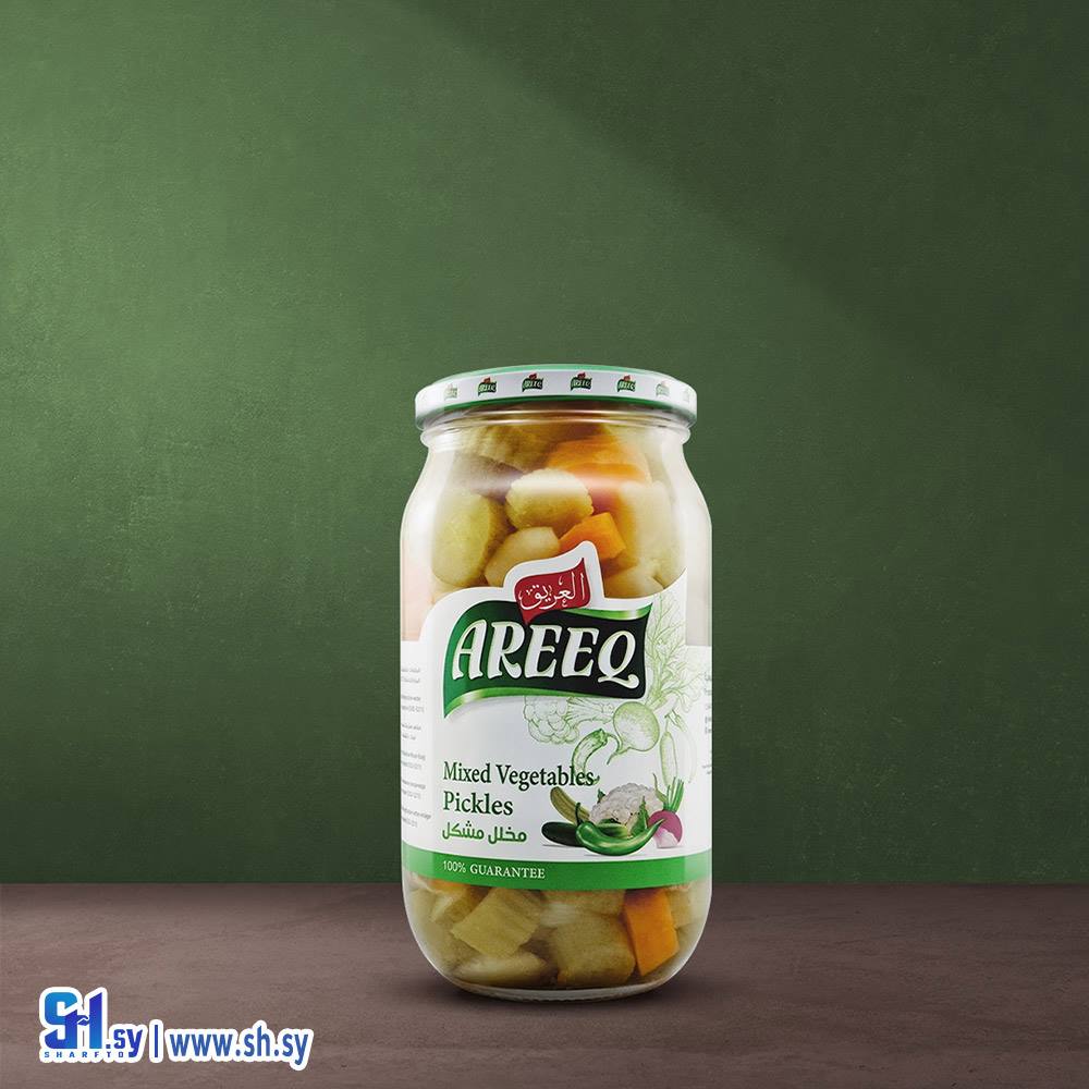 مخلل مشكل 700غ عبوة زجاج (العريق)