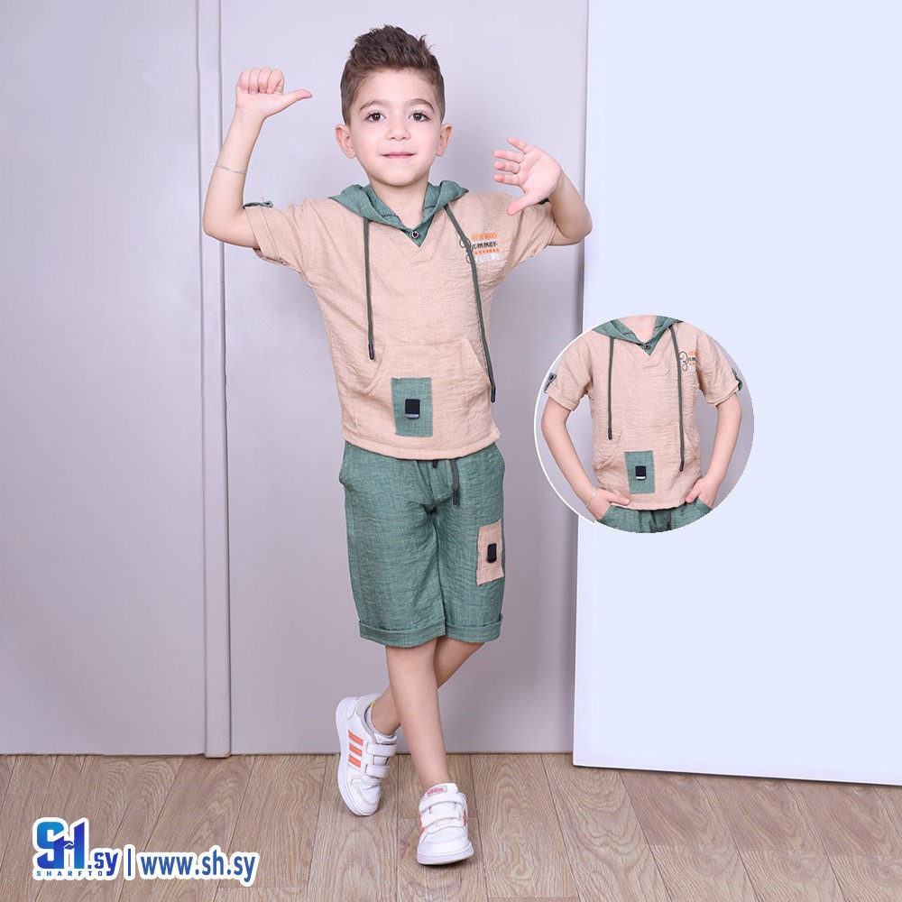 طقم صبياني موديل 5039 (زمار مود)