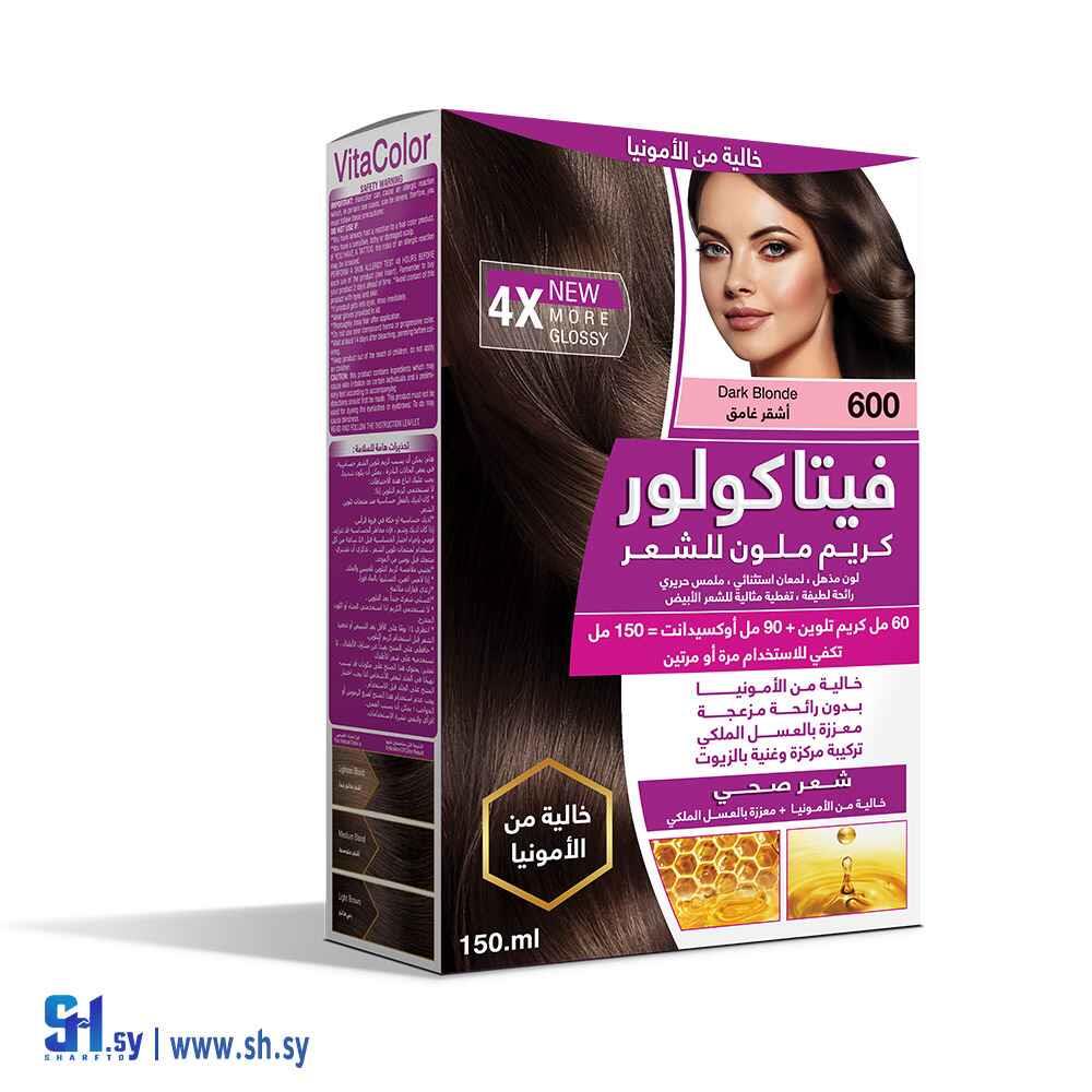 صبغة خالية من الأمونيا أشقر غامق (فيتاكولور)