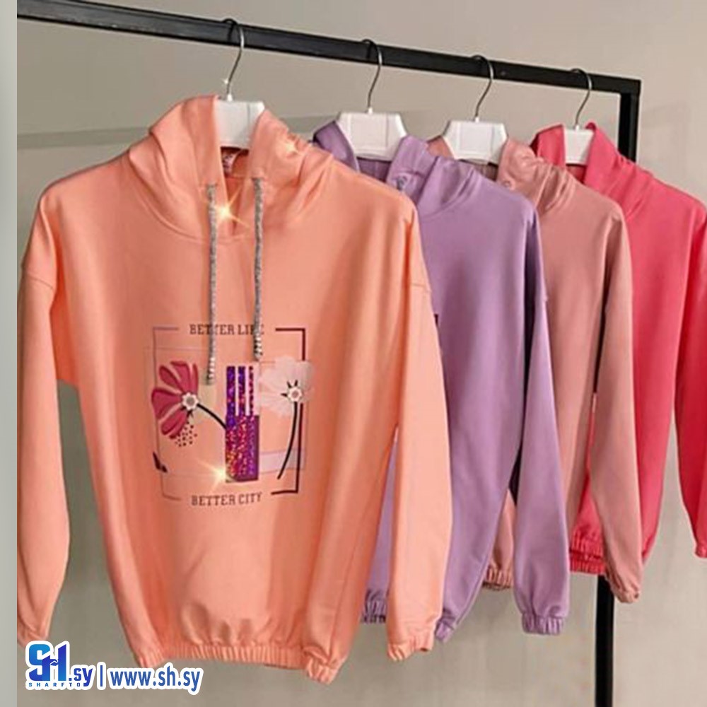 كنزة بناتي قطن موديل 354 (ملبوسات ليان)