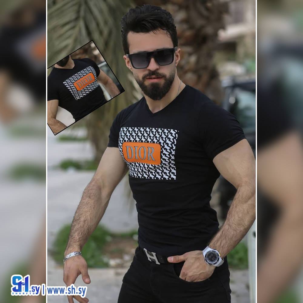 كنزة رجالي مطبعة رسم DIOR(ألبسة جود)