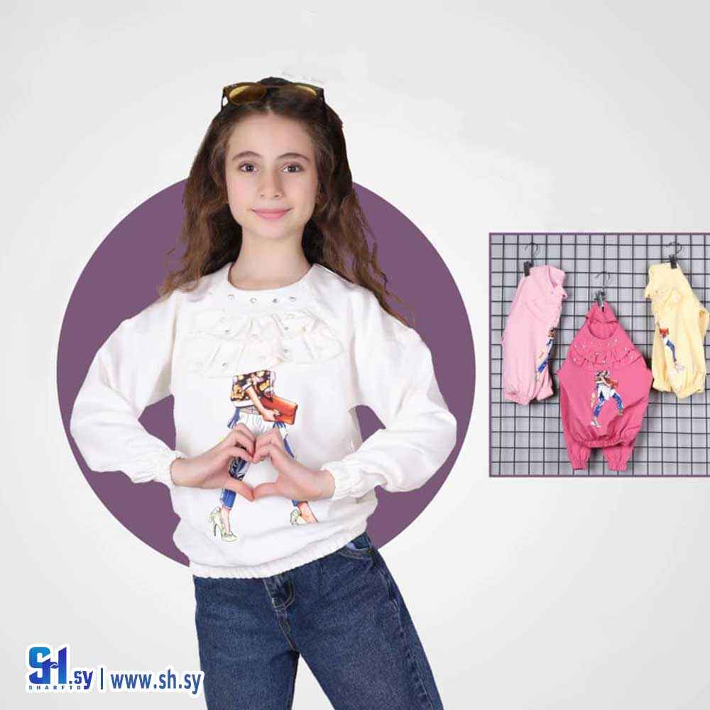 كنزة بناتي موديل 3001 (بي بي MH)