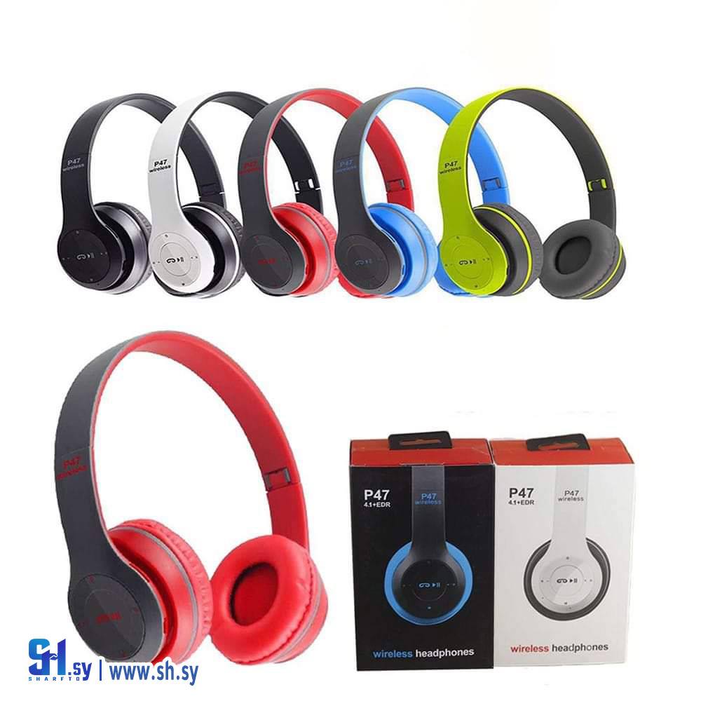 سماعات أذن لاسلكية P47  (المى للاتصالات والتكنولوجيا)