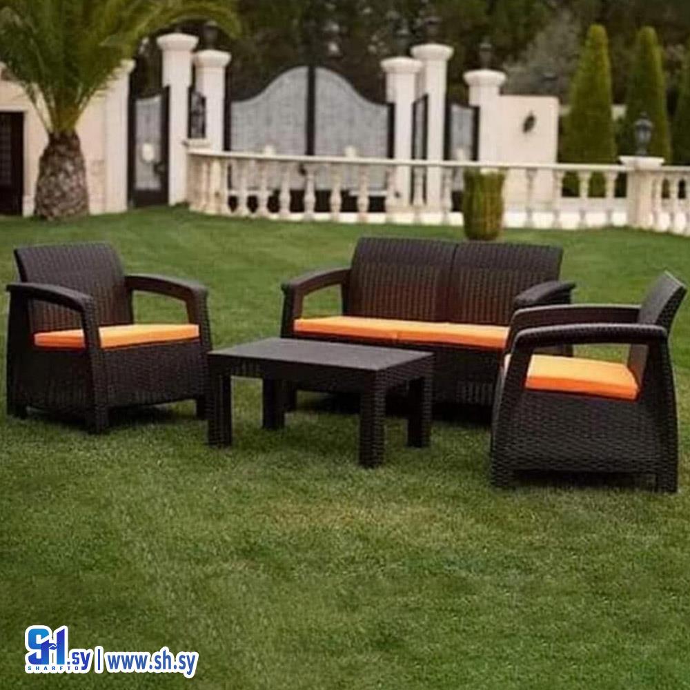 طقم كنبايات ريتان (مفروشات الأهرام)