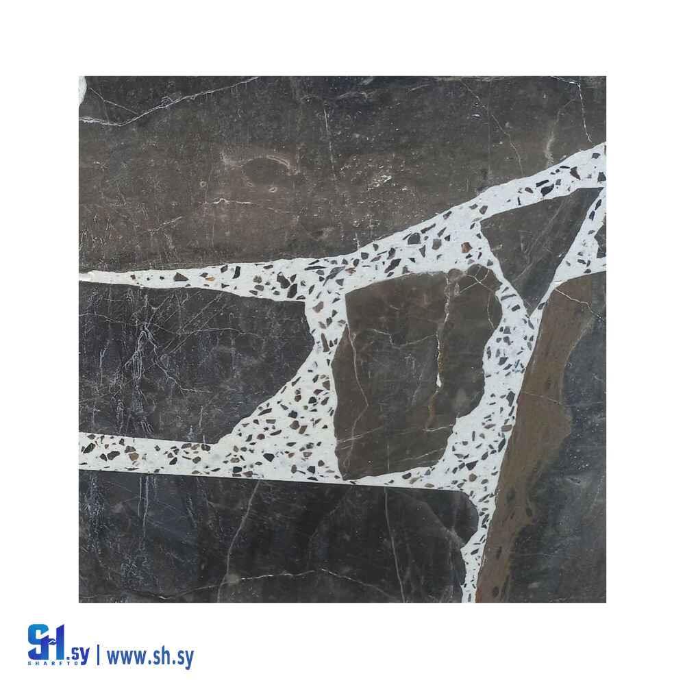 بلاط ارضيات أبيض و أسود (محمود خضور مصري)