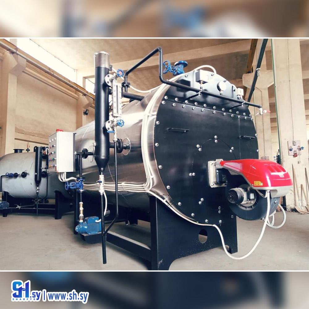 مرجل بخاري موديل SBC-FTB-DB-1000 (شركة شما)