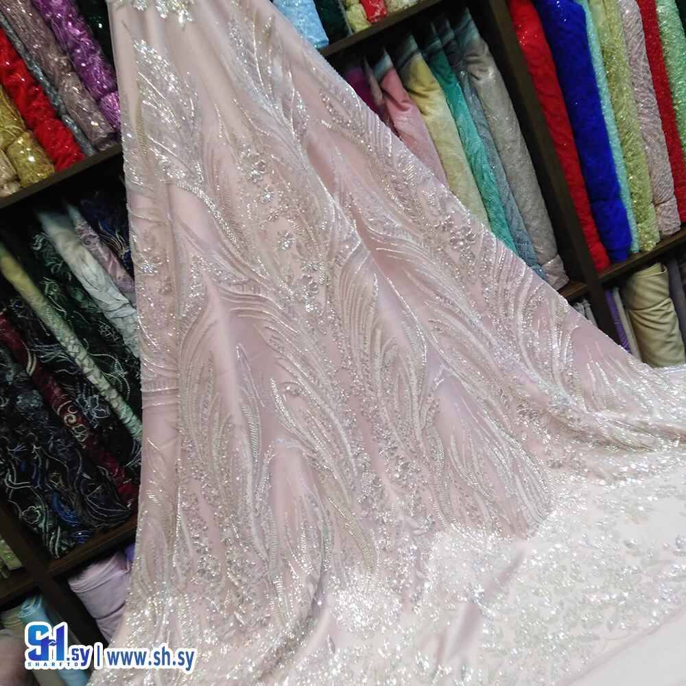 قماش تول شك نول بابيت محجر 1 (أقمشة روز)