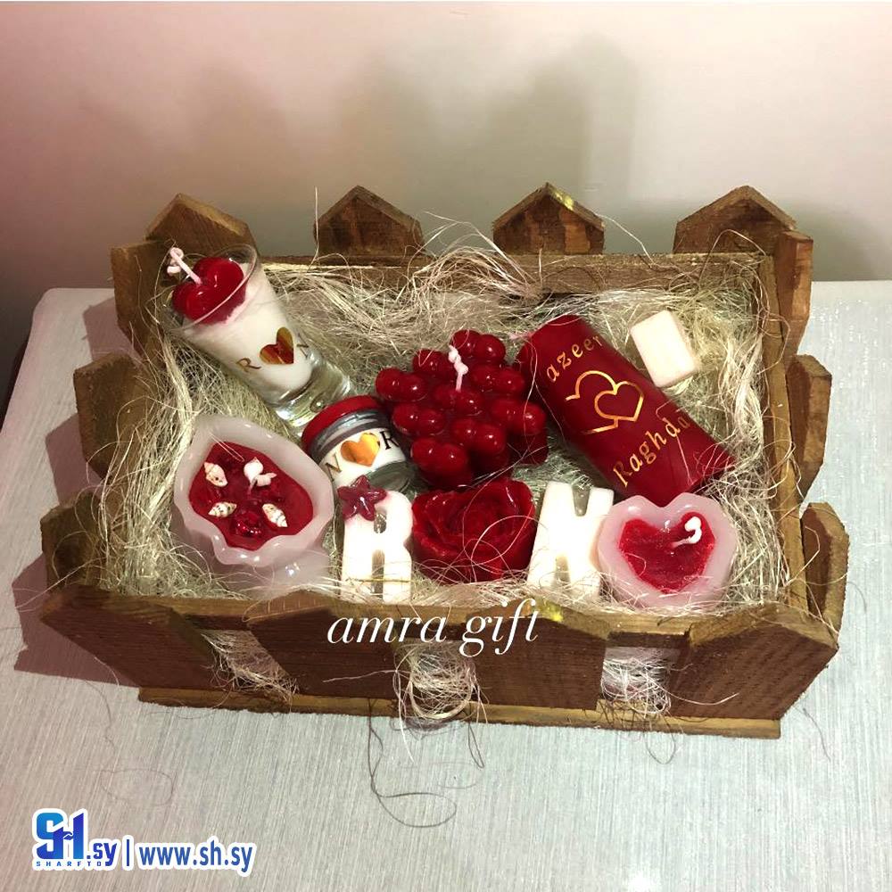 بوكس شمع معطر (Amra Gift)