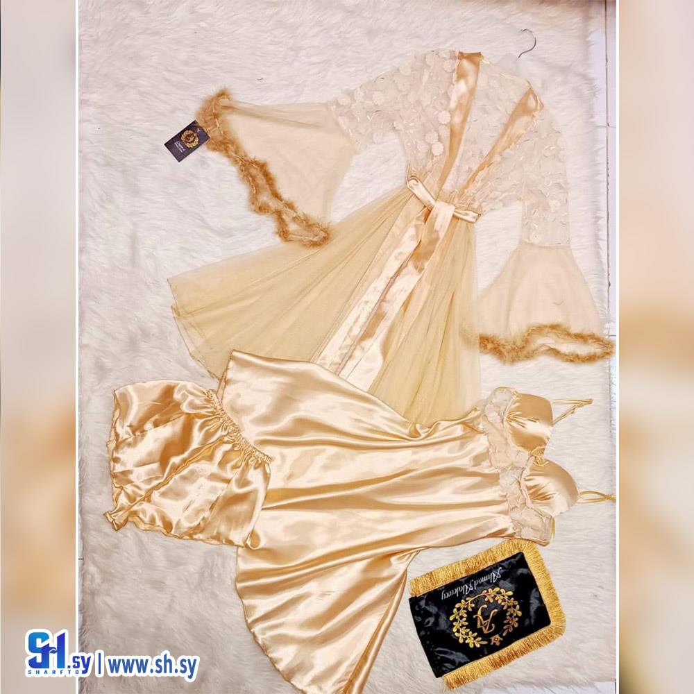 طقم عرايسي 3 قطع (لانجري اي جي)