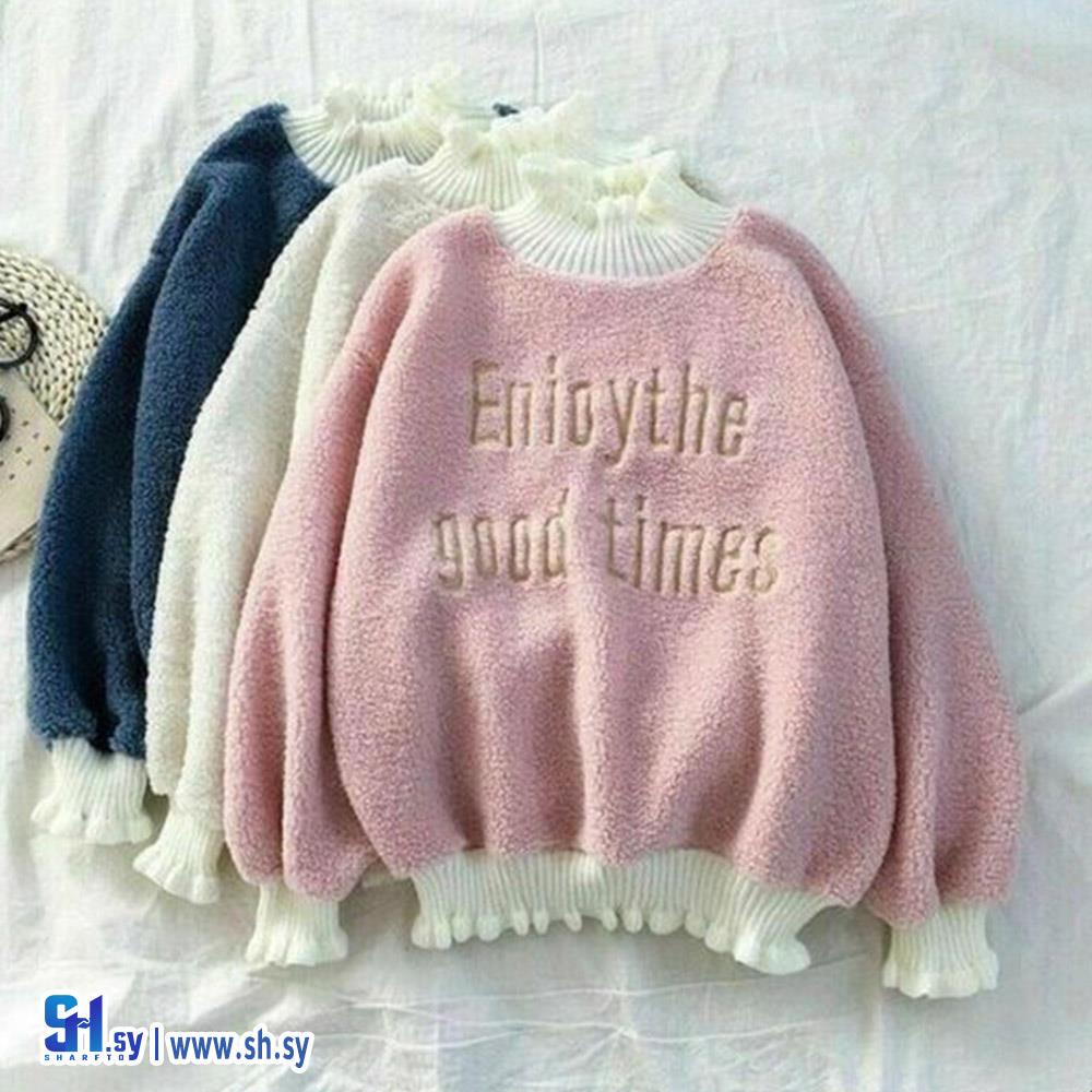 كنزة فرو قبة عالية (Epro fashion)