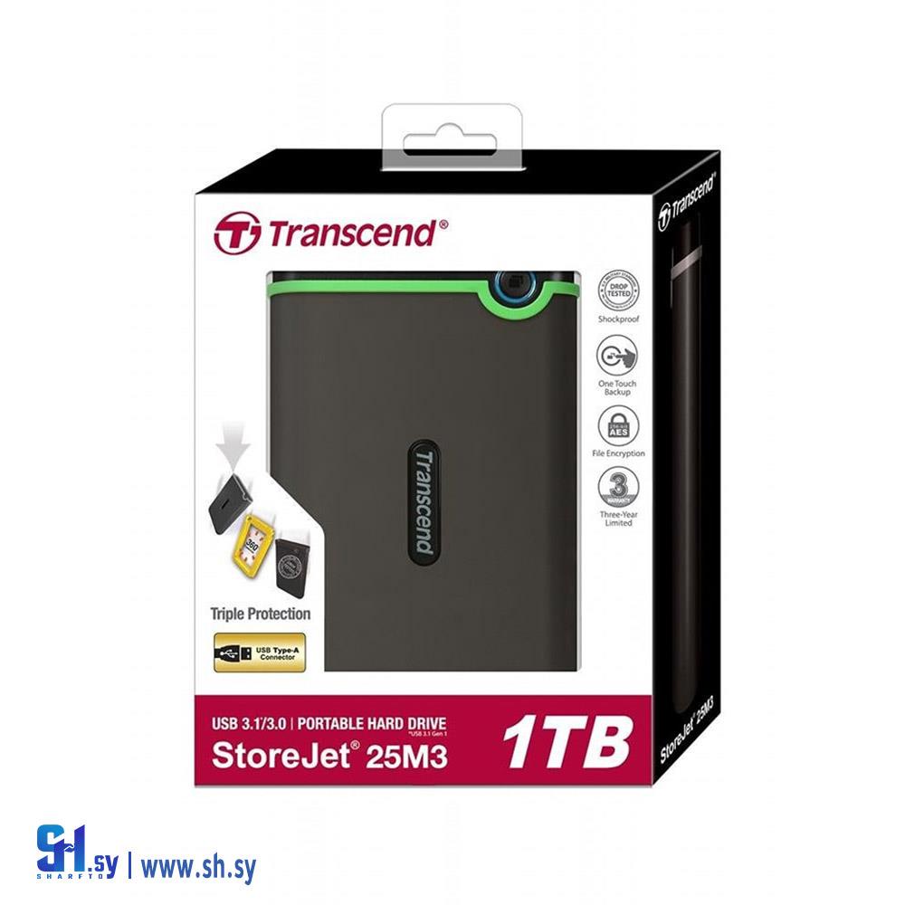 EXTERNAL HDD TRANSCEND 1Tتخزين هارد (المصدر)