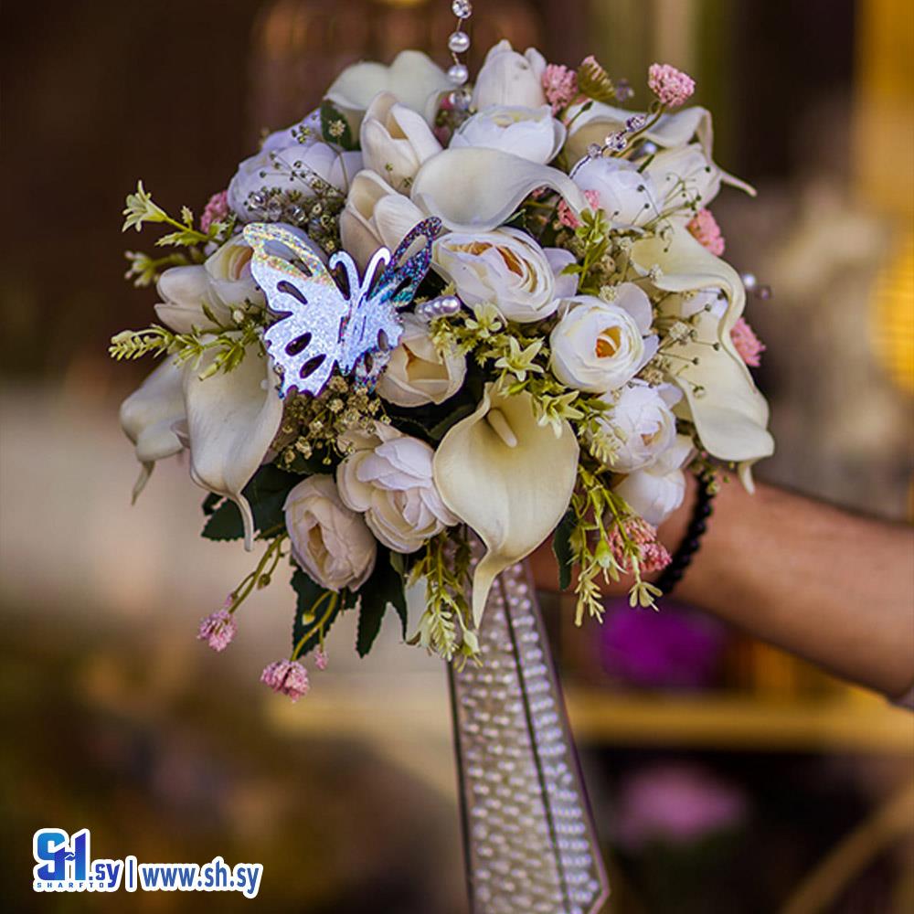 تزيين باقات ورد للعروس (أزهار الوروس)
