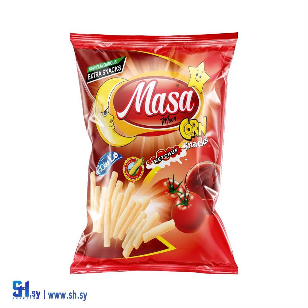 شيبس ماسة بنكهة الكتشب كبير (ماسة موون)