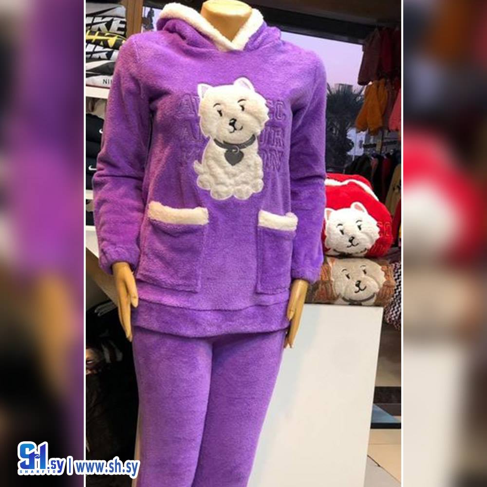 بيجامة نسائي فرو موديل 2 (عرفة للرياضة)