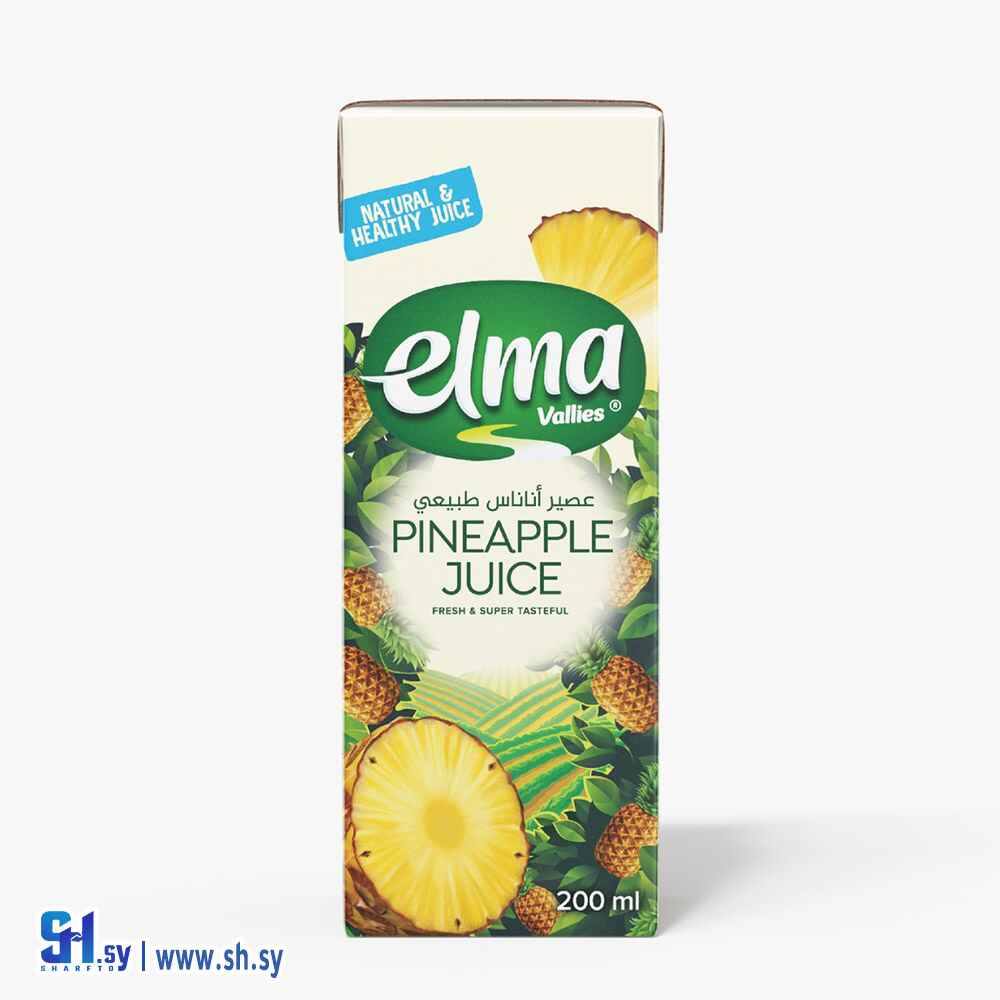 عصير أناناس طبيعي 200مل (Elma)