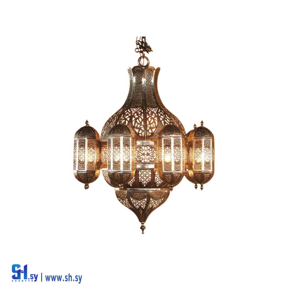 ثريا نحاسية موديل 0016 (حاضنة دمر المركزية للفنون الحرفية)