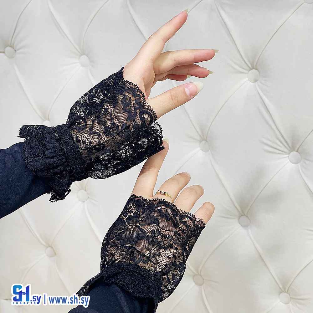 زنود طويلة مع دانتيل (حجابات التقى)