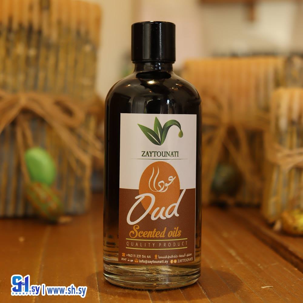 زيت عطري برائحة عود وبخور (زيتونتي)