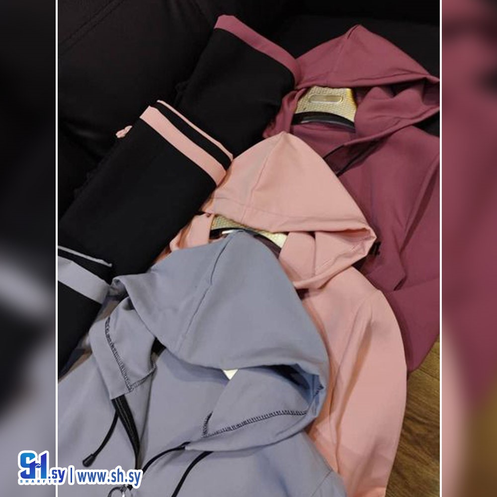 طقم نسائي قطعتين هودي (لو)