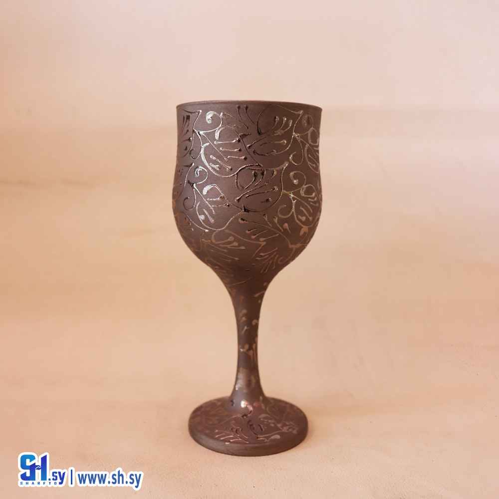 كاسة زجاج صناعة يدوية موديل 1097 (لافاز شيخ الكار)