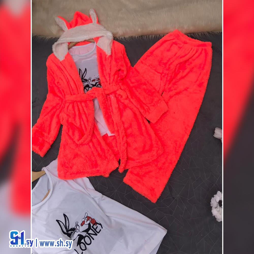 بيجامة فرو 3 قطع (هوم ديجتل)