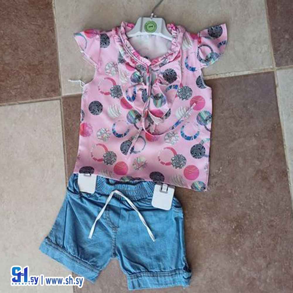 طقم بي بي بناتي (ملبوسات خالد)