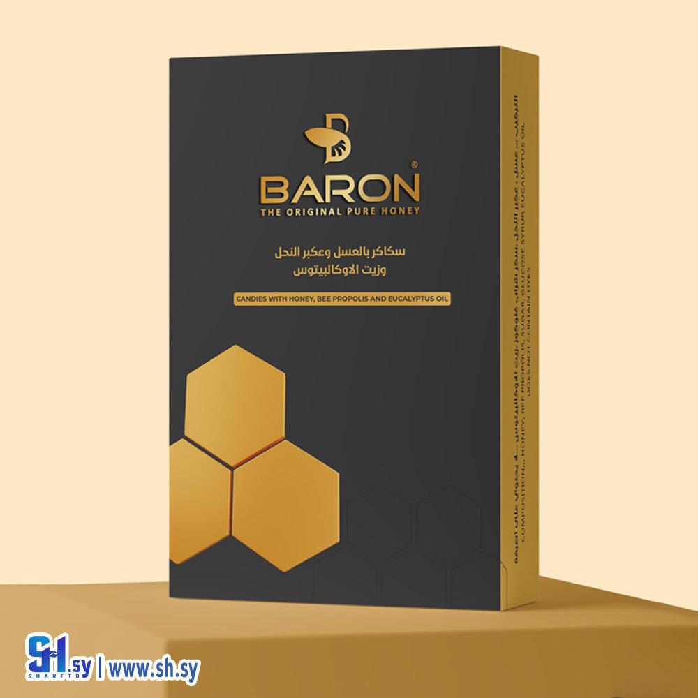 سكاكر بالعسل وعكبر النحل زيت الاوكالبيتوس (عسل البارون)