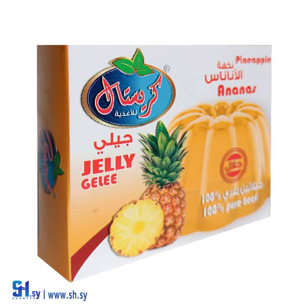 جيلي نكهة الأناناس (كريستال)