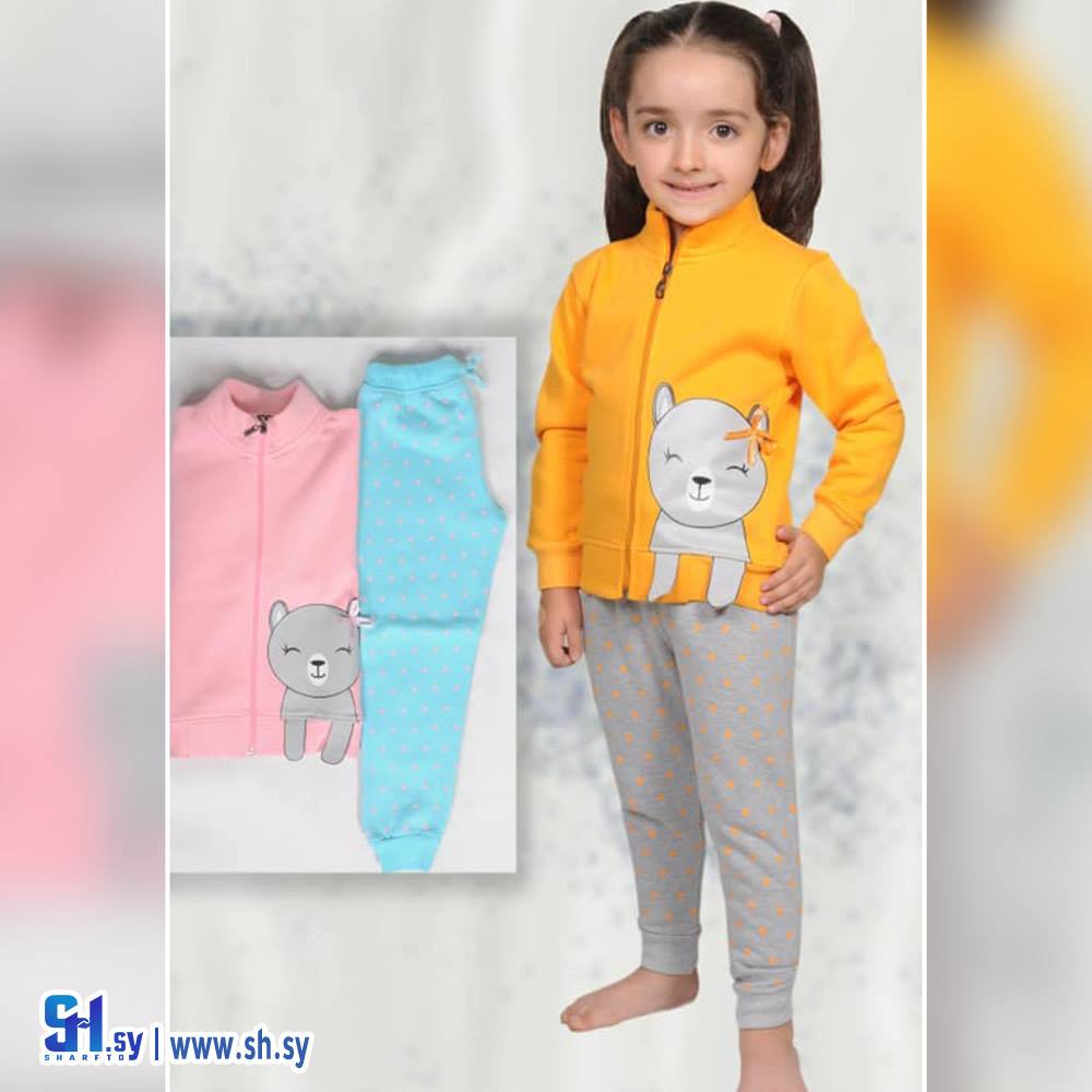 بيجامة بي بي بناتي موديل 307 (Cotton Style)