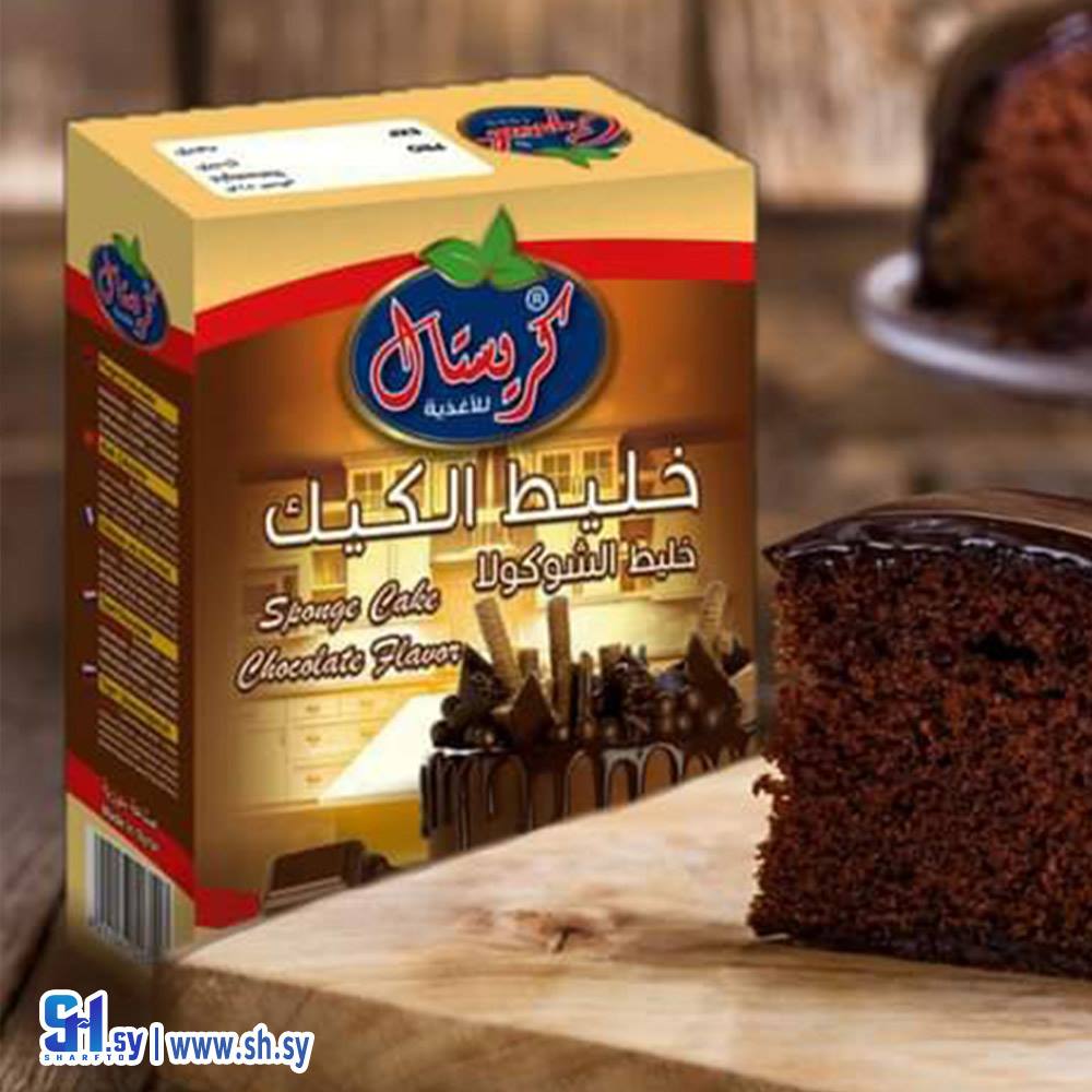 خليط الكيك نكهة الشوكولا (كريستال)