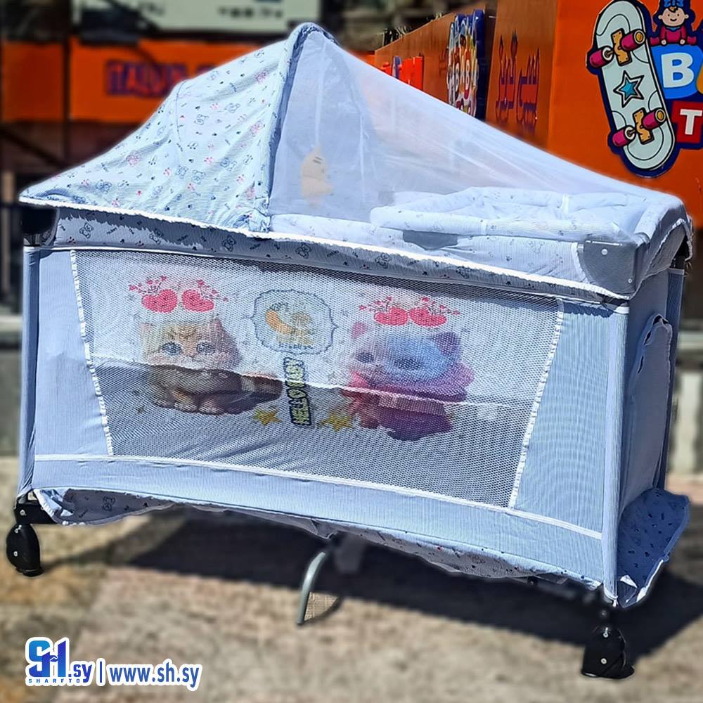 سرير هيلو بيبي بومبيه التاج   (BABY TOYS)