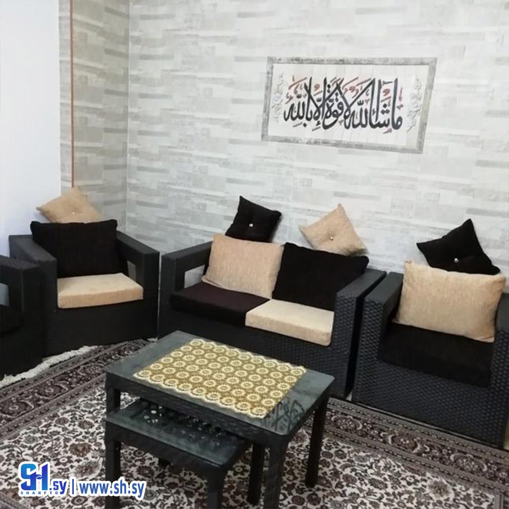 طقم راتان  فرش مخمل 9 (مفروشات الطير)