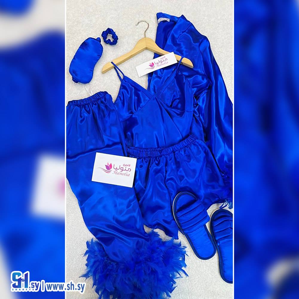 طقم عرايسي 5 قطع (لانجري منوليا)