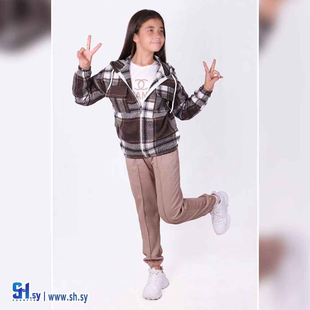 بيجامة بناتي موديل 1163 (بي بي M H)