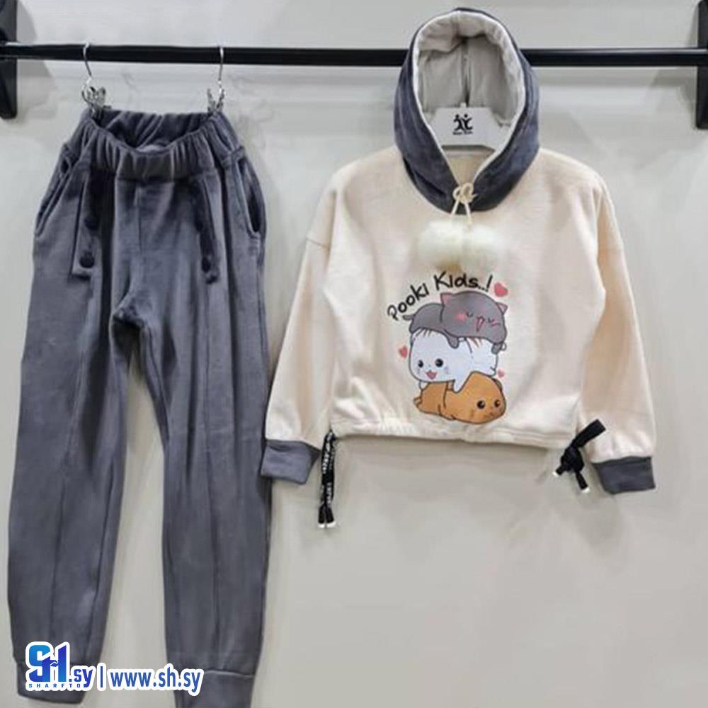 بيجامة بناتي مخمل (جودي للألبسة الولادية)