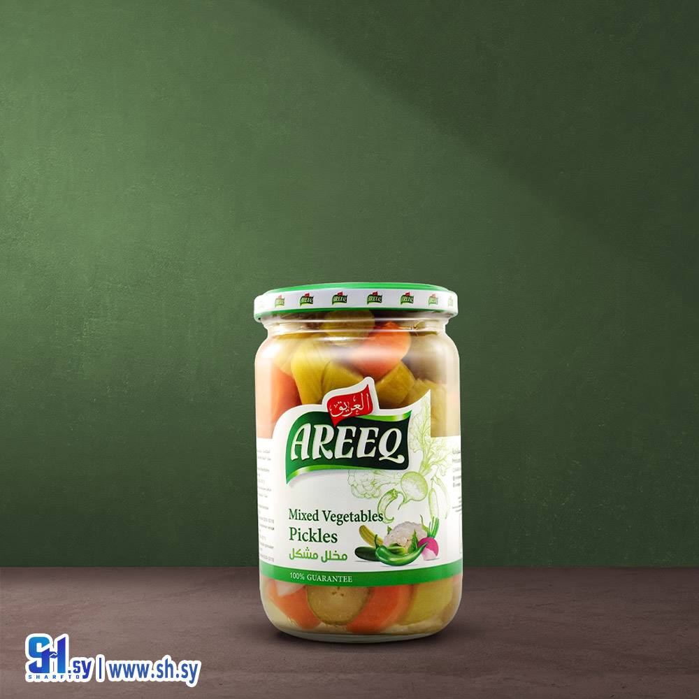 مخلل مشكل 400غ عبوة زجاج (العريق)