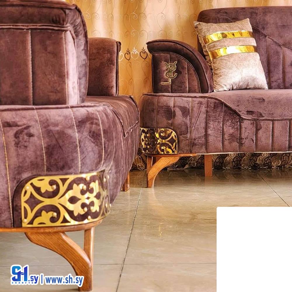 طقم غرفة ضيافة سبور (مفروشات وردي)