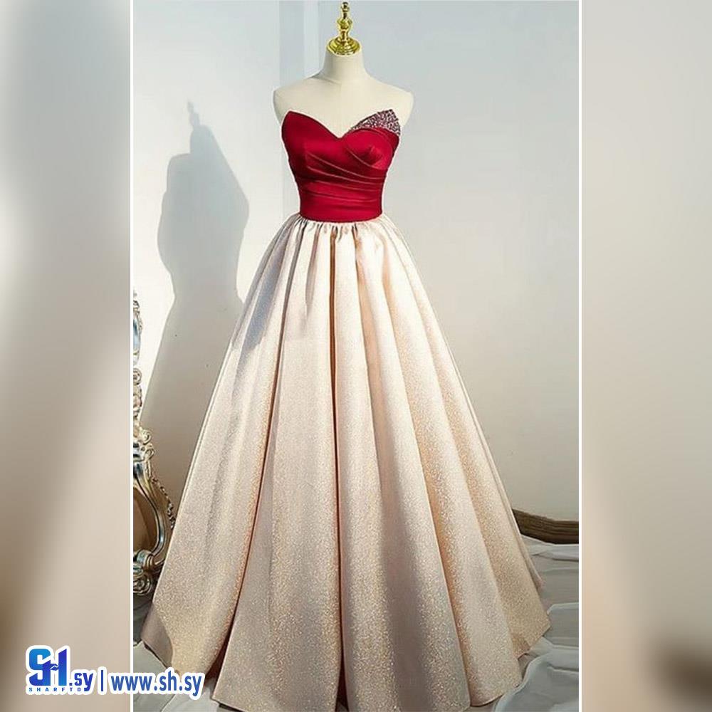 فستان ساتان قطع (be fashion)