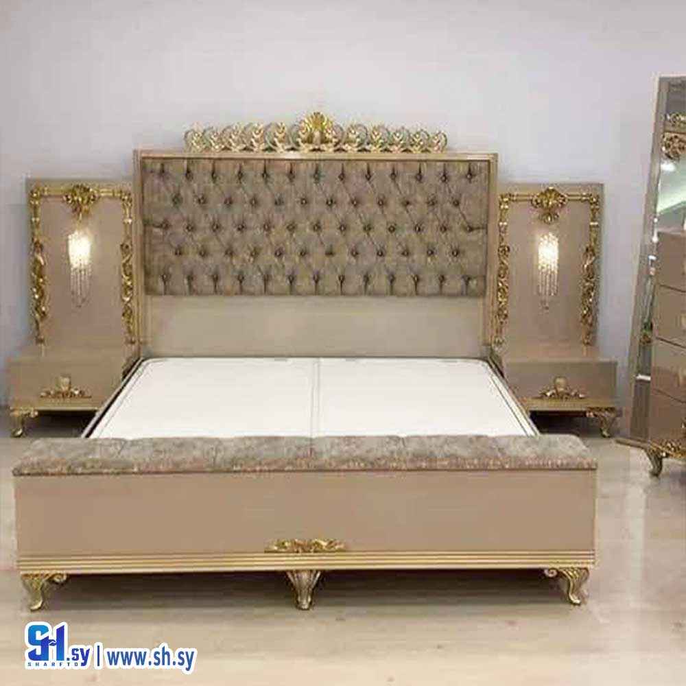 غرفة نوم حفر الذهبية موديل 15 (مفروشات ابو ادم)