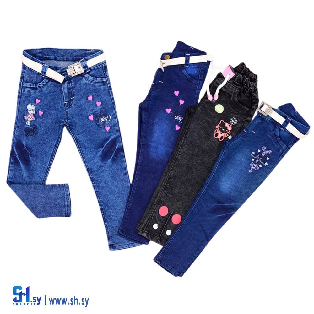 بنطال جينز بي بي بناتي (سبورات القدسي)