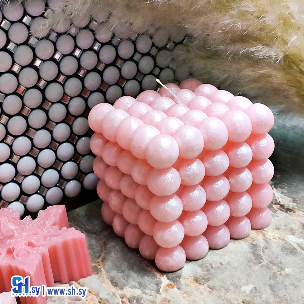 شمع معطر بابلز ضخمة (LAVENDER CANDLES)