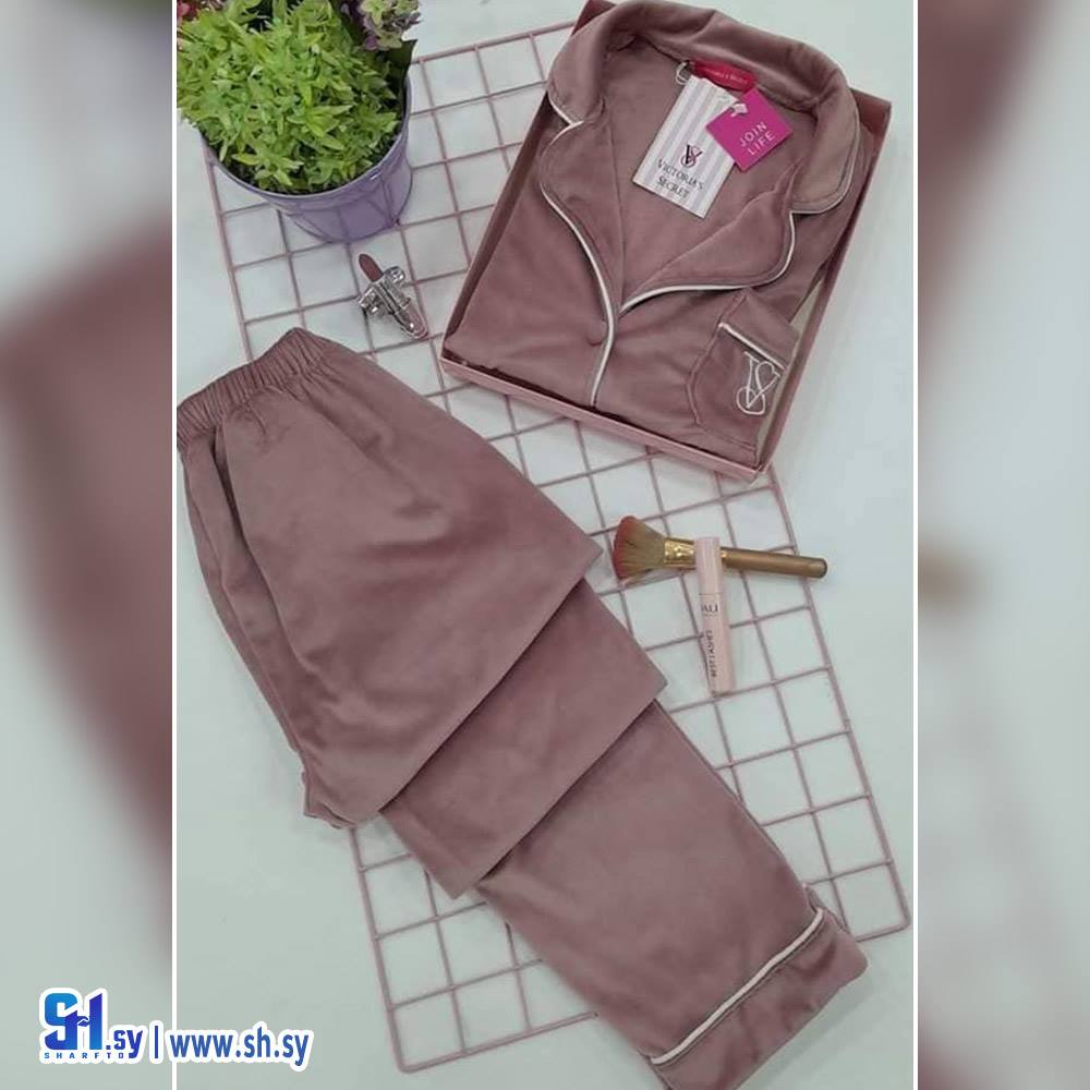 بيجامة نسائي مخمل (Fashion ASA)