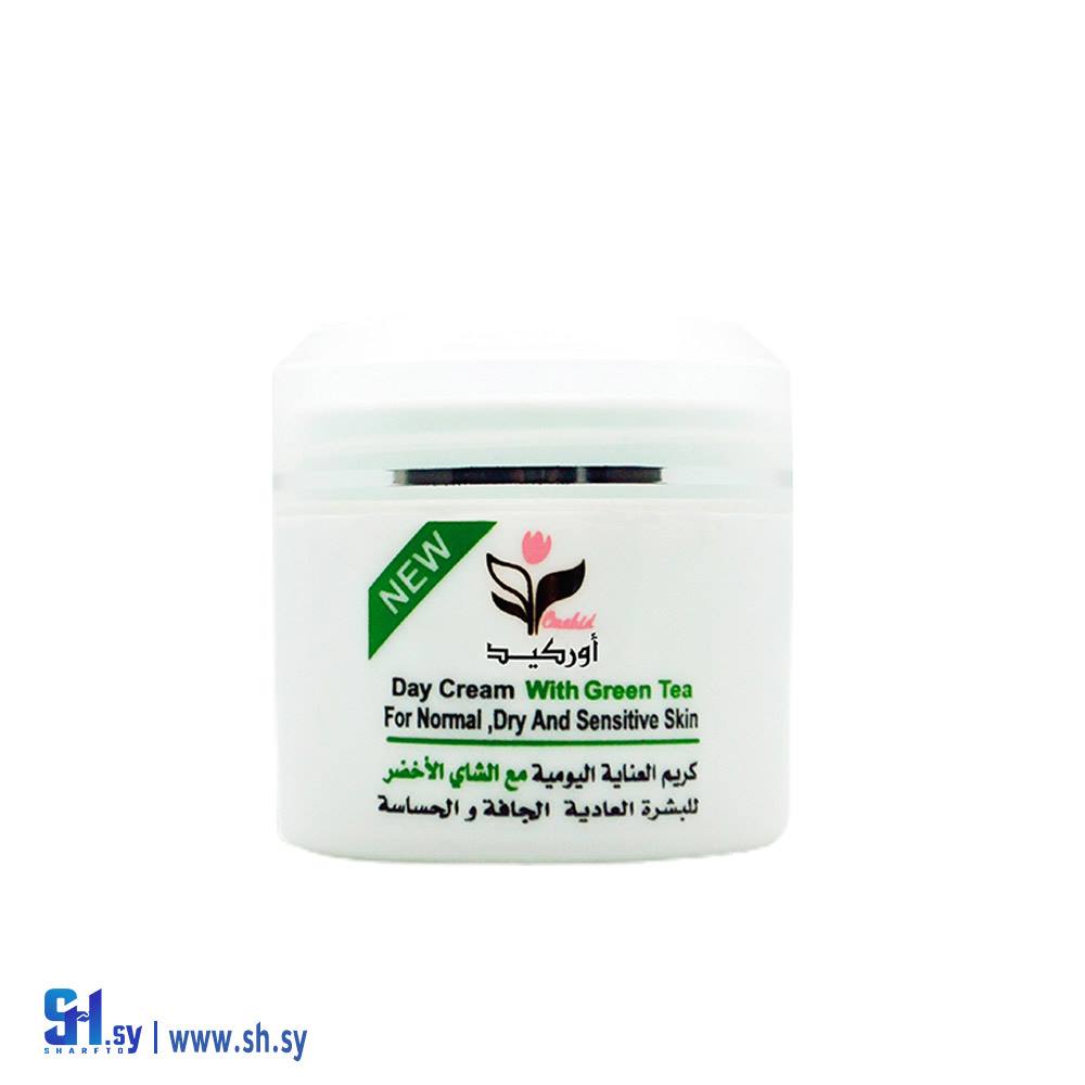 كريم نهاري للبشرة العادية بالشاي الأخضر (أوركيد)