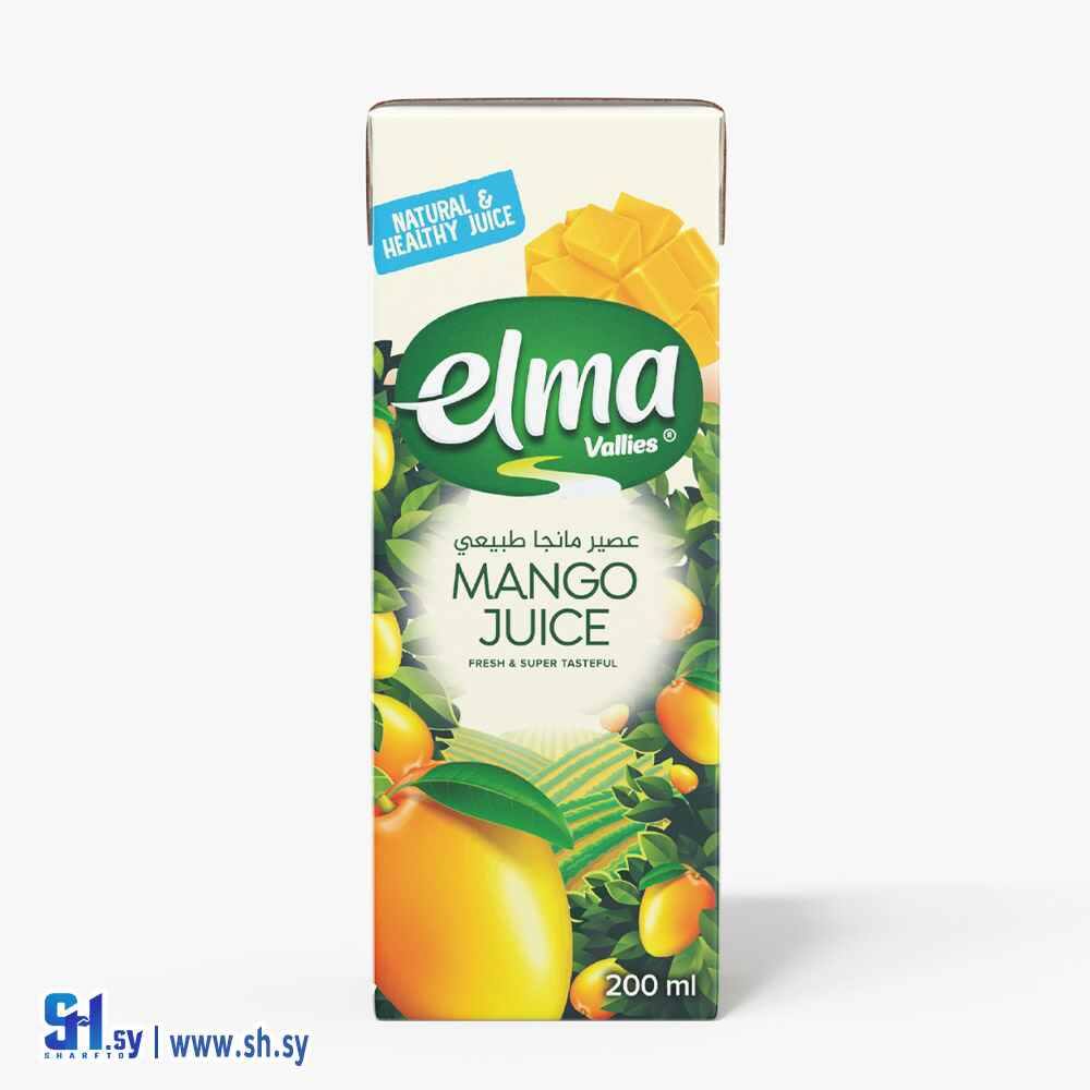عصير مانجا طبيعي 200مل (Elma)