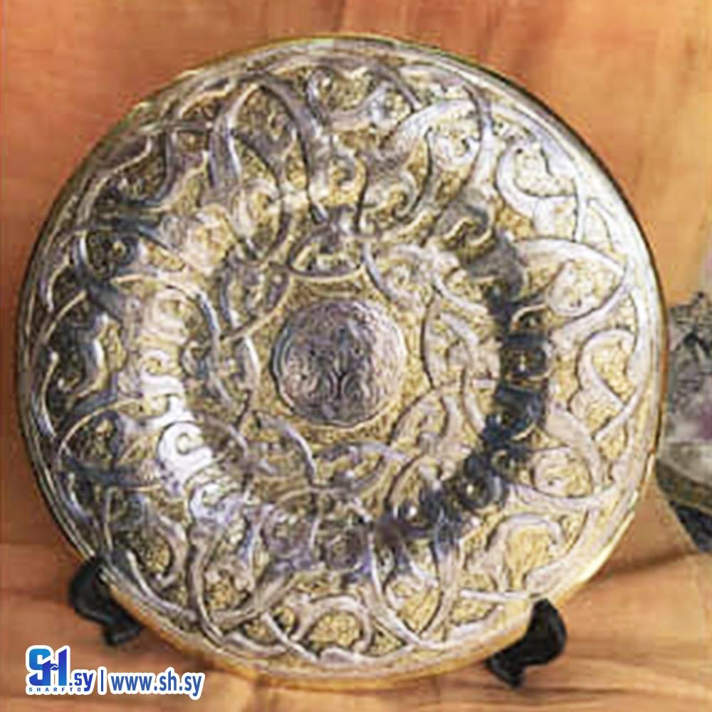 صحن نحاس D003 (حاضنة دمر المركزية للفنون الحرفية)