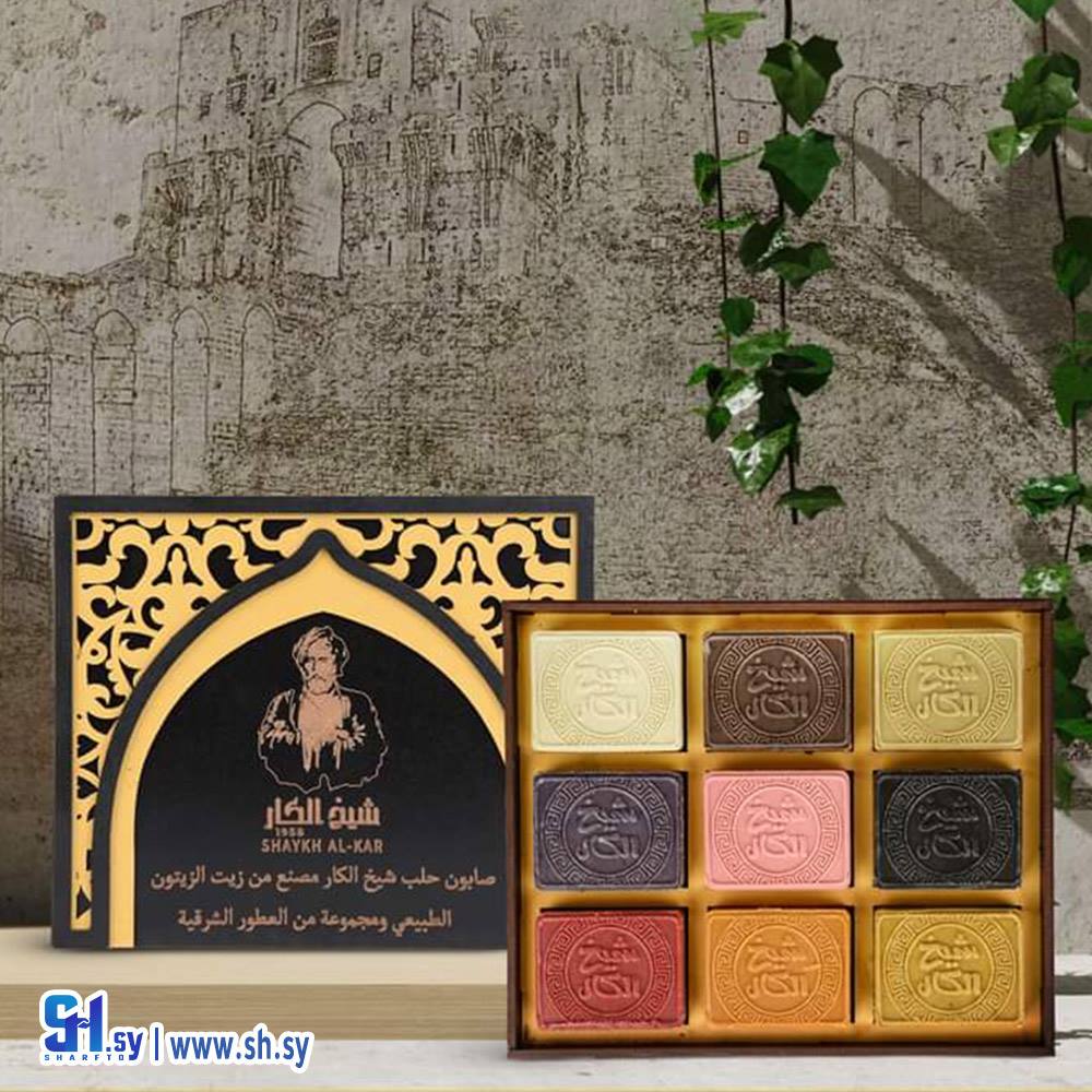 صابون هدية 9 قطع مشكلة (مؤسسة العود و العنبر التجارية (شيخ الكار))