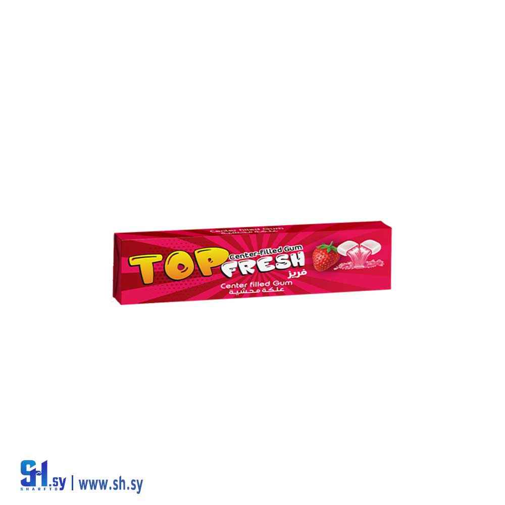 علكة توب فريش أصابع فريز (زاهي)